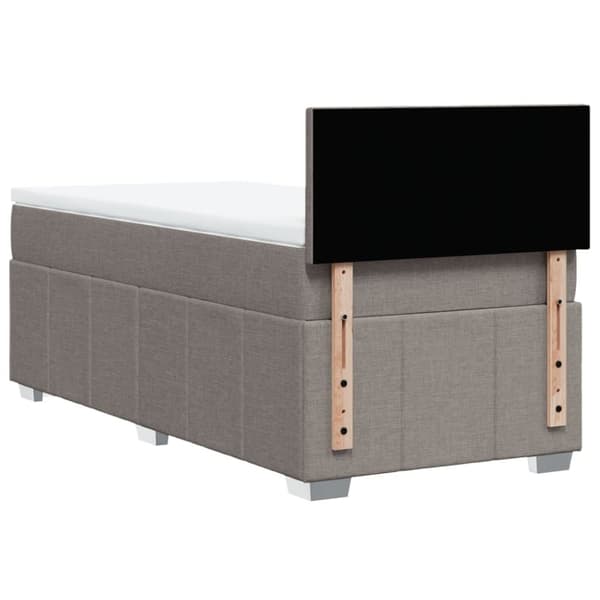 Continental sänky patjalla Taupe Kangas 90x190 cm