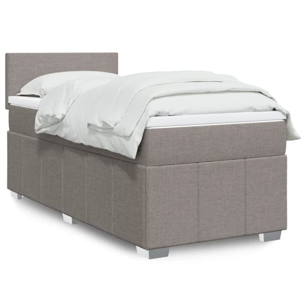 Continental sänky patjalla Taupe Kangas 100x200 cm