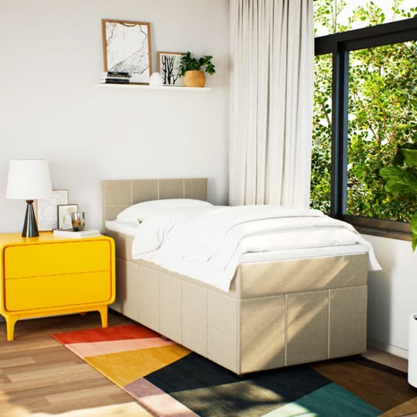 Continental Bed patja Cream Kangas 100x200 cm