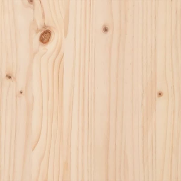 sengeramme uden madras 120x200 cm massivt fyrretræ