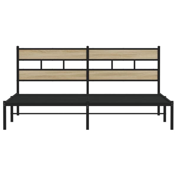sengeramme uden madras 183x213 cm metal sonoma-eg