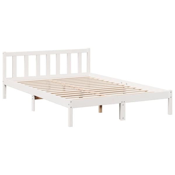 ekstra lang sengeramme uden madras 160x220 cm massivt fyrretræ