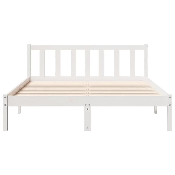 ekstra lang sengeramme uden madras 160x220 cm massivt fyrretræ