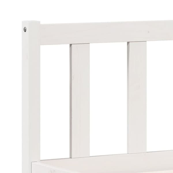 ekstra lang sengeramme uden madras 160x220 cm massivt fyrretræ