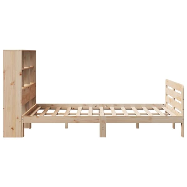 sengeramme uden madras 140x200 cm massivt fyrretræ