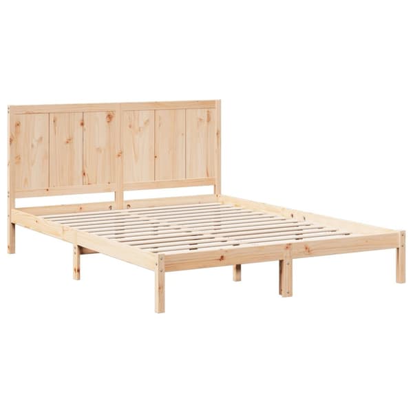 ekstra lang sengeramme uden madras 160x220 cm massivt træ