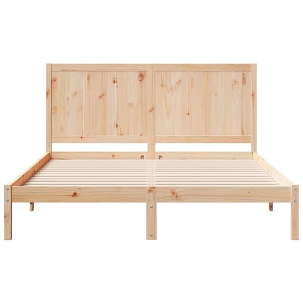 ekstra lang sengeramme uden madras 160x220 cm massivt træ
