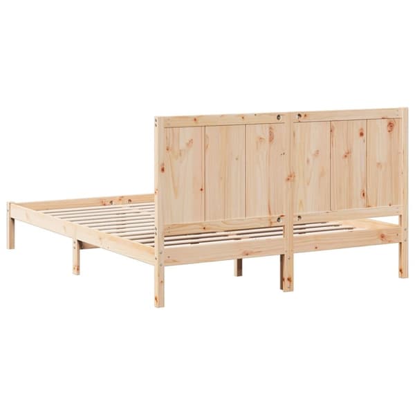 ekstra lang sengeramme uden madras 160x220 cm massivt træ