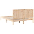 Miniatyrbillede 6 af 9: ekstra lang sengeramme uden madras 160x220 cm massivt træ
