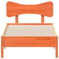 Miniatyrbillede 4 af 10: sengeramme uden madras 100x200 cm massivt fyrretræ gyldenbrun