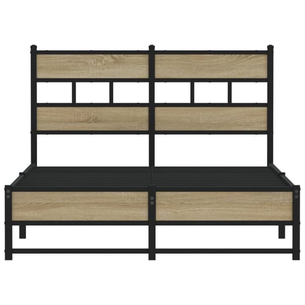 sengeramme uden madras 120x190 cm metal sonoma-eg