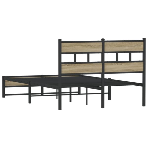 sengeramme uden madras 120x190 cm metal sonoma-eg