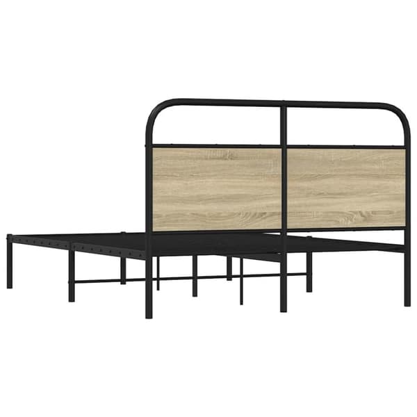 sengeramme 120x190 cm uden madras konstrueret træ sonoma-eg