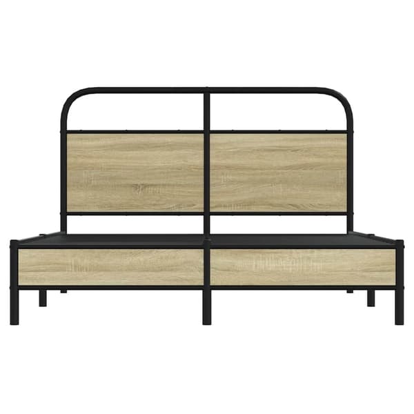 Sänky ilman patjaa 135x190 cm Sonoma Oak