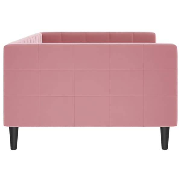 Dagbädd rosa 100x200 cm sammet
