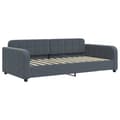 Miniatyrbillede 6 af 10: daybed med udtræk 90x200 cm velour mørkegrå