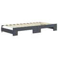 Miniatyrbillede 8 af 10: daybed med udtræk 90x200 cm velour mørkegrå
