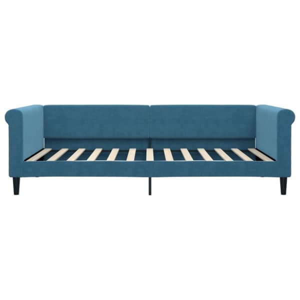 Dagbädd utdragbar blå 100x200 cm sammet