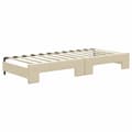 Miniatyrbillede 6 af 10: daybed med udtræk 80x200 cm stof cremefarvet