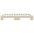 Miniatyrbillede 7 af 10: daybed med udtræk 80x200 cm stof cremefarvet