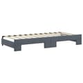 Miniatyrbillede 5 af 10: daybed med udtræk og madras 90x200 cm velour mørkegrå