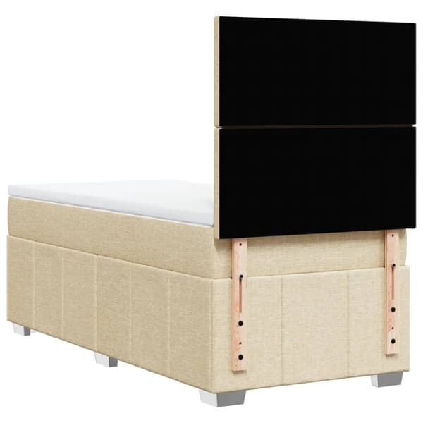 Continental sänky patjalla Cream Kangas 90x200 cm