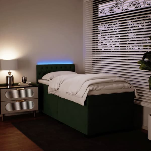 Continental Bed patja Green Velvet 80x200 cm