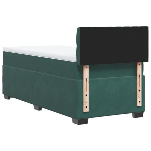 Continental Bed patja Green Velvet 80x200 cm