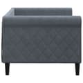 Miniatyrbillede 4 af 8: daybed 80x200 cm velour mørkegrå
