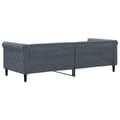 Miniatyrbillede 5 af 8: daybed 80x200 cm velour mørkegrå