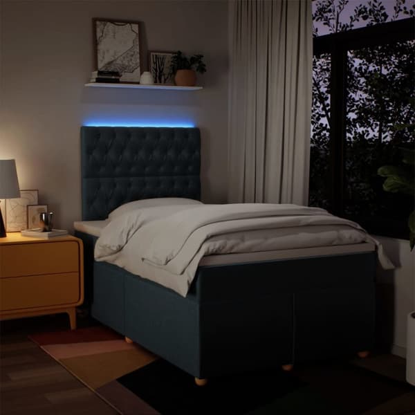 Continental sänky patjalla Sininen 120x190cm kangas