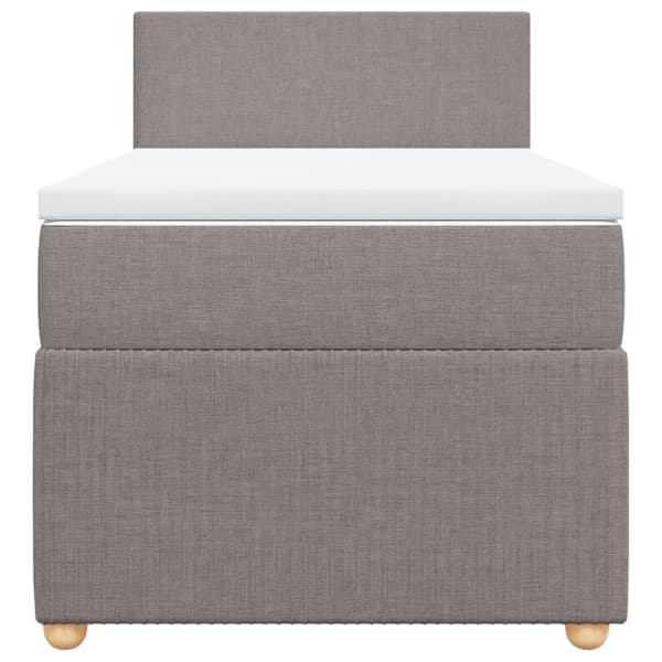 Continental sänky patjalla Taupe Kangas 90x190 cm