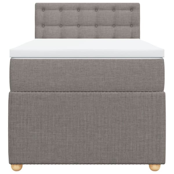 Continental sänky patjalla Taupe Kangas 90x190 cm