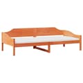 Miniatyrbillede 3 af 10: sengeramme uden madras 90x200 cm massivt fyrretræ gyldenbrun