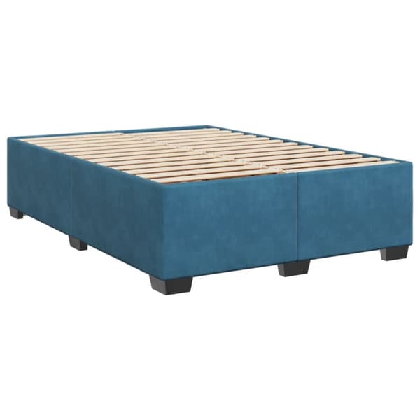 Continental sänky patjalla Sininen 140x190cm Velvet