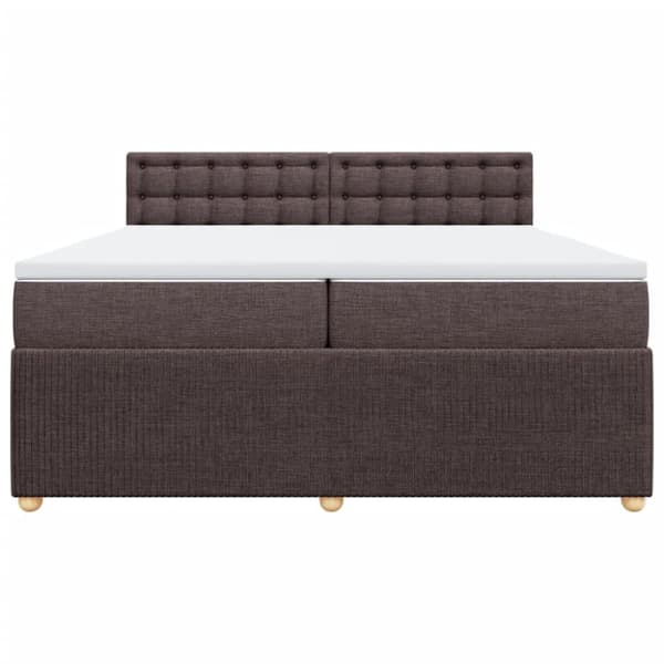 Continental Bed Patja Ruskea Kangas 200x200 cm
