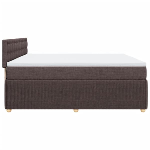 Continental Bed Patja Ruskea Kangas 200x200 cm