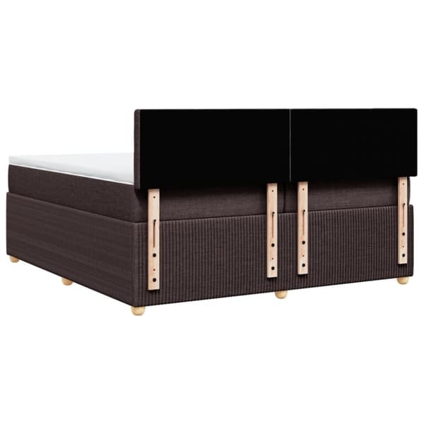 Continental Bed Patja Ruskea Kangas 200x200 cm