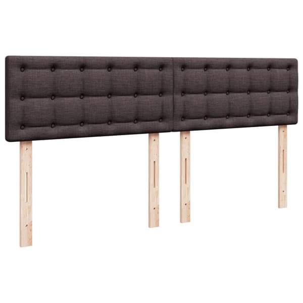 Continental Bed Patja Ruskea Kangas 200x200 cm
