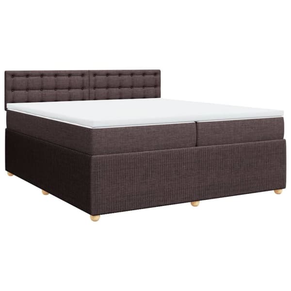 Continental Bed Patja Ruskea Kangas 200x200 cm