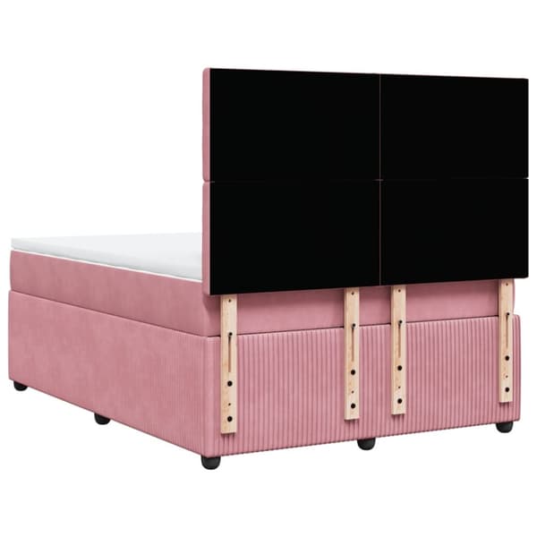 Continental sänky patjalla Pinkki 140x200 cm Velvet