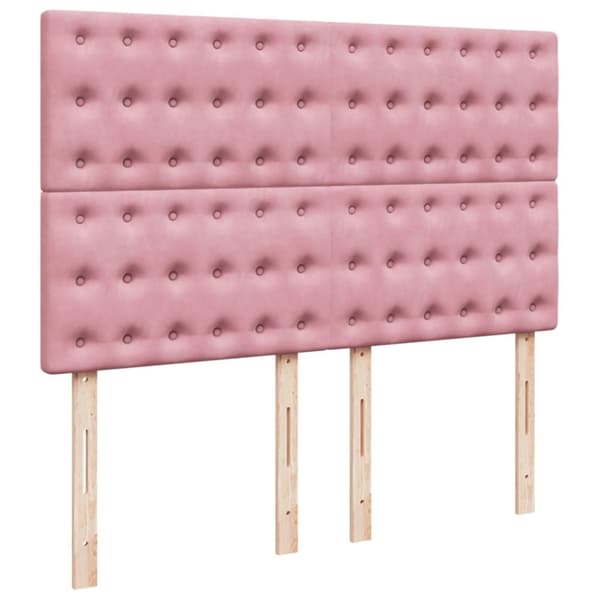 Continental sänky patjalla Pinkki 140x200 cm Velvet