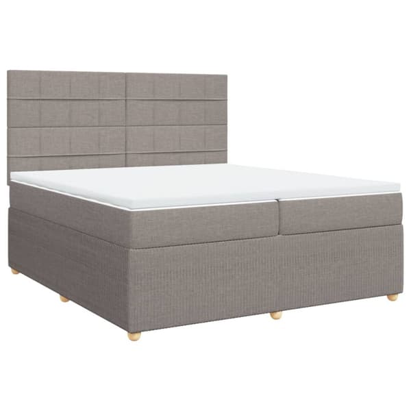Continental sänky patjalla Taupe Kangas 200x200 cm