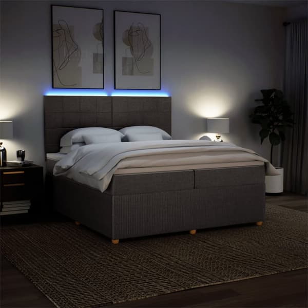 Continental sänky patjalla Taupe Kangas 200x200 cm