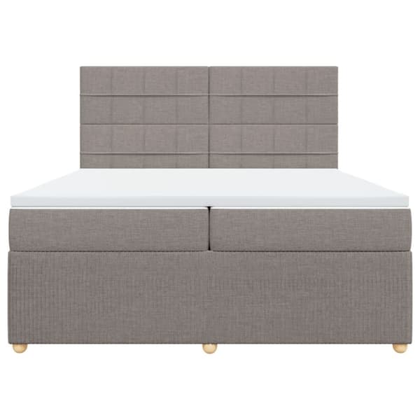 Continental sänky patjalla Taupe Kangas 200x200 cm