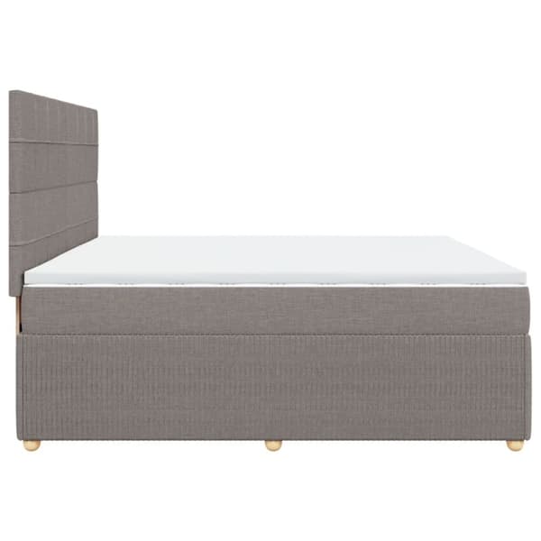 Continental sänky patjalla Taupe Kangas 200x200 cm