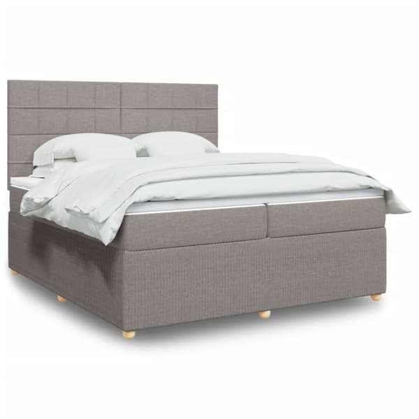Continental sänky patjalla Taupe Kangas 200x200 cm