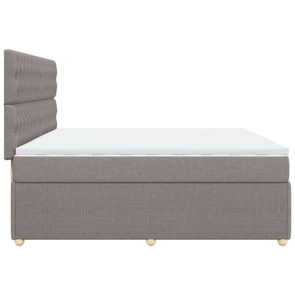 Continental sänky patjalla Taupe Kangas 200x200 cm