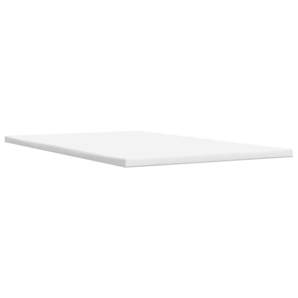 kontinentalseng med madras 120x200 cm stof cremefarvet