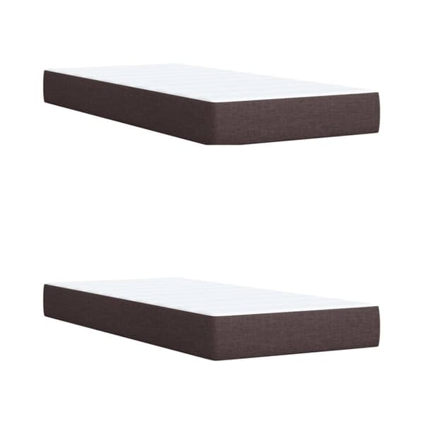 Continental Bed Patja Ruskea Kangas 200x200 cm